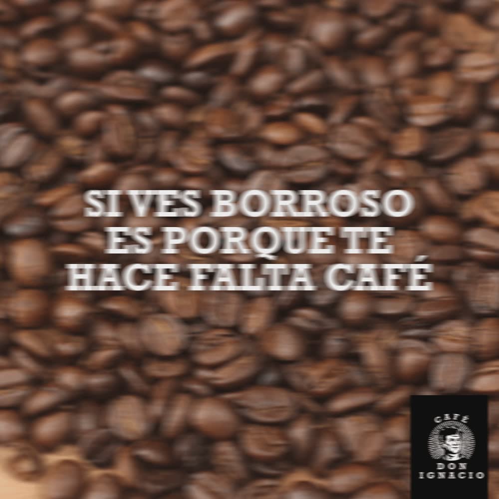 blurry social media graphic for cafe san ignacio