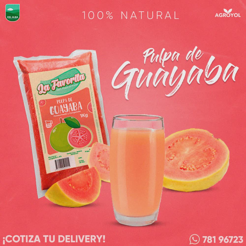graphic design for frutali guayaba social media