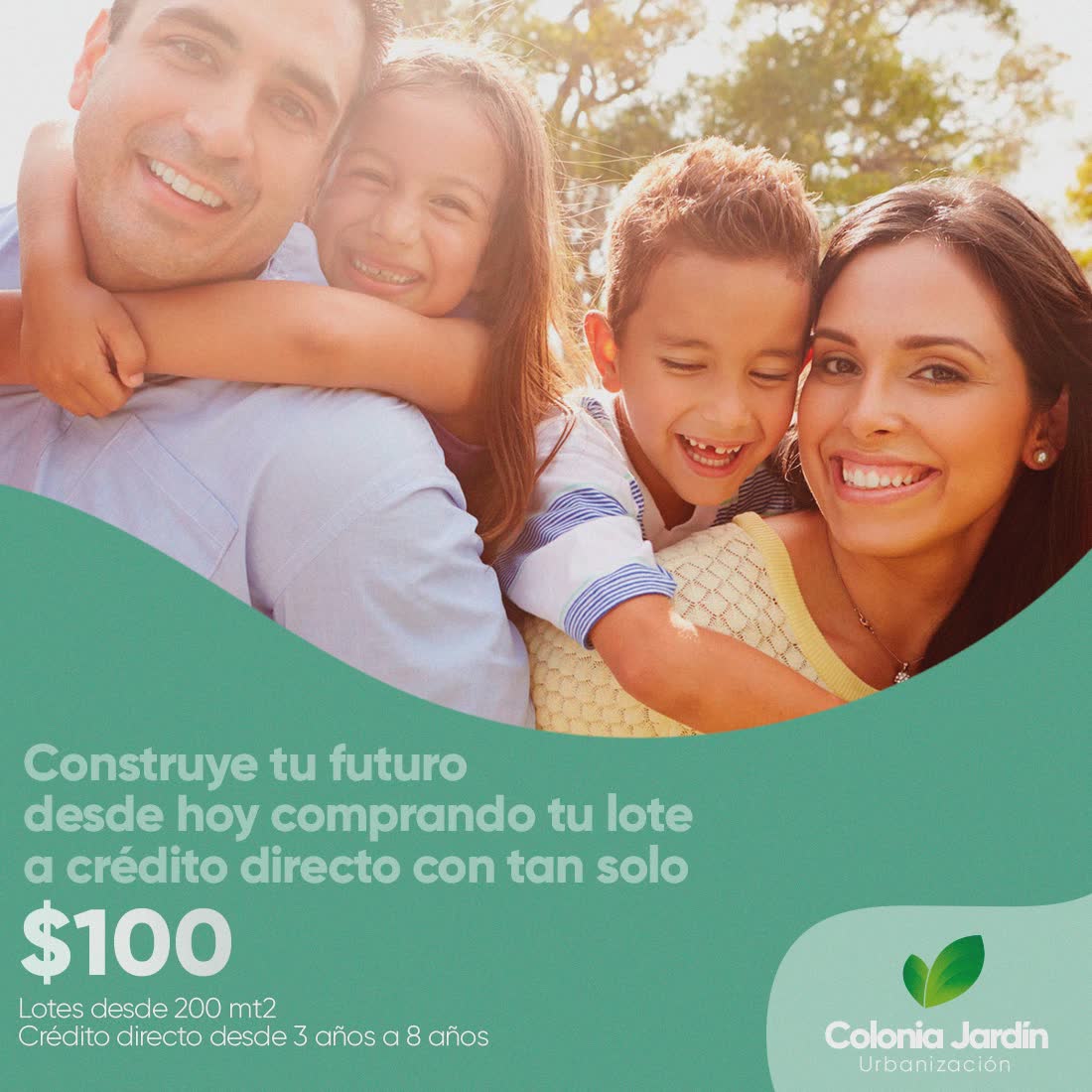 graphic design for colonia jardin social media